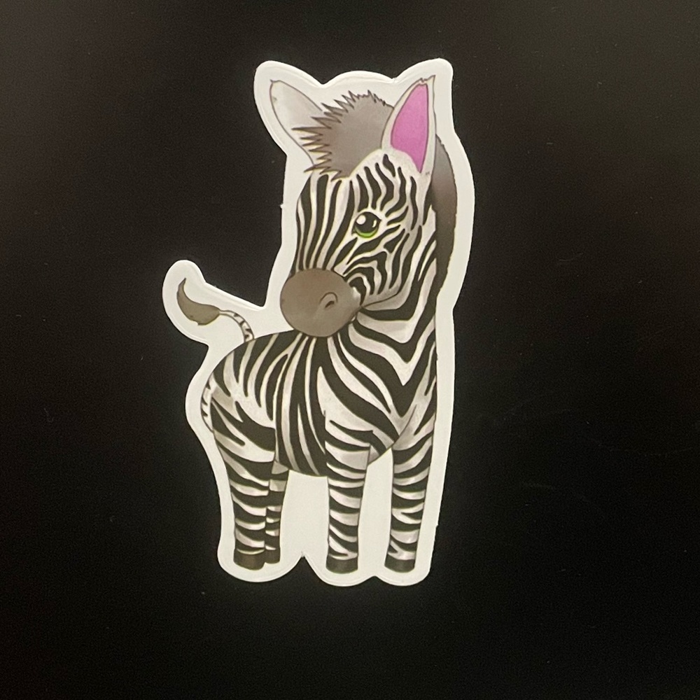 Zebra Sticker